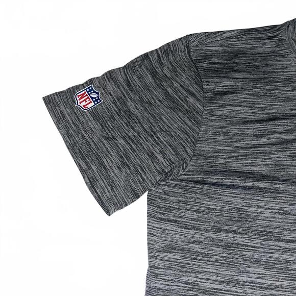 New Nike New England Patriots Throwback 1960s Heathered NFL T-Shirt Men’s Medium - Picture 5 of 9